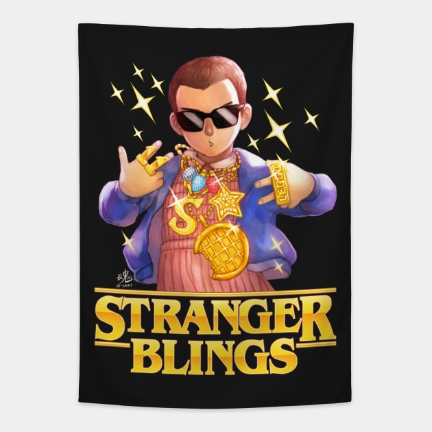 Stranger Blings Tapestry by RySpirit