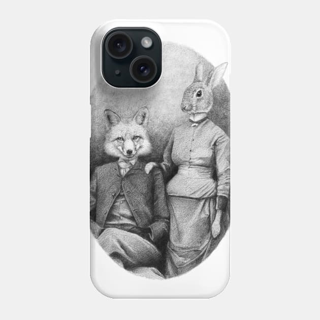 Couple II Phone Case by mikekoubou