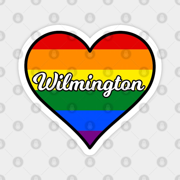 Wilmington Delaware Gay Pride Hart Magnet by fearcity