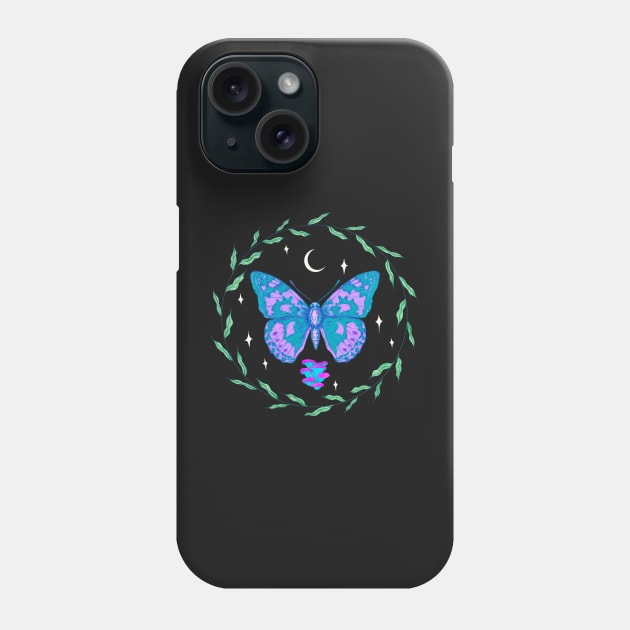 Soft Aesthetic Butterfly Phone Case by rosiemoonart