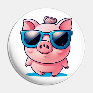 cute pig cartoon Pin