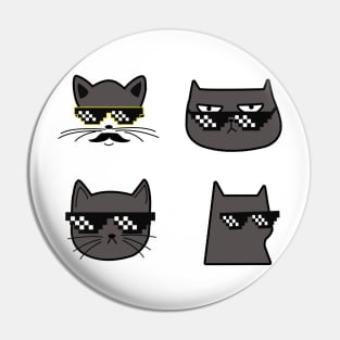 Cool cats thug life design Pin