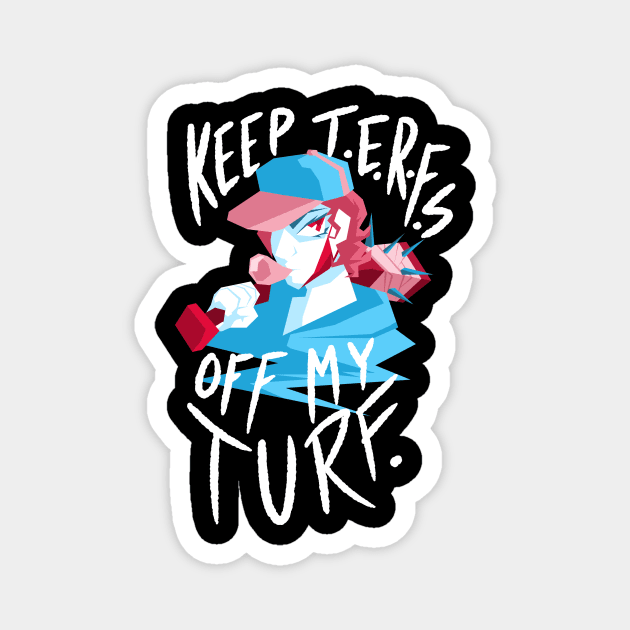 Turf War Magnet by AstroSkeleton