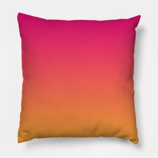 Ombre | Gradient Colors | Pink and Orange | Pillow