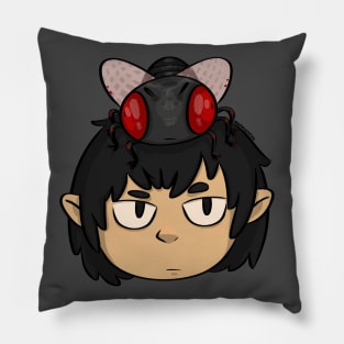 Beelzebub and fly chibi Pillow