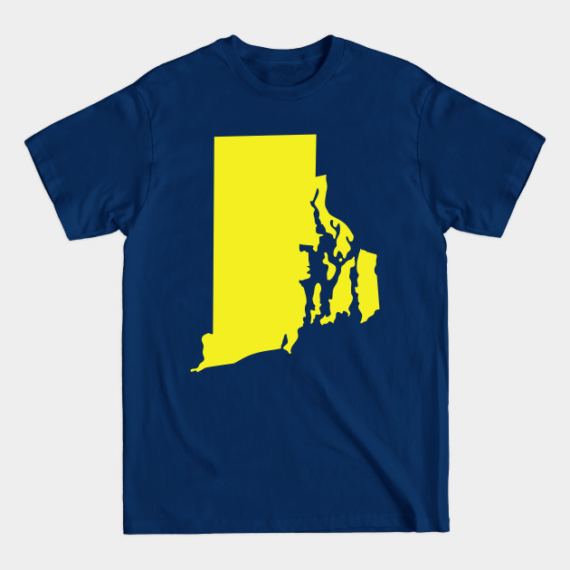 Disover Rhode Island Yellow - Rhode Island - T-Shirt