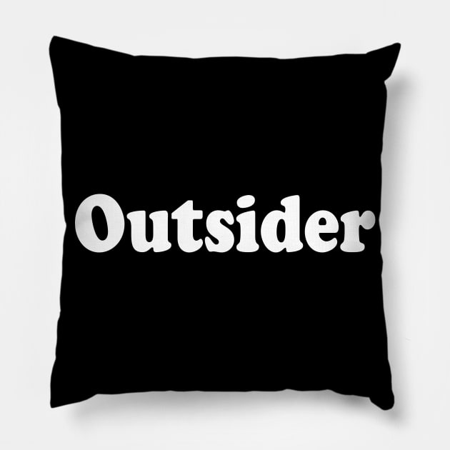 Outsider Pillow by TheCosmicTradingPost