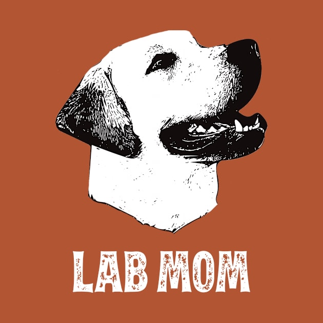 Golden Lab Mom Golden Labrador Design by DoggyStyles