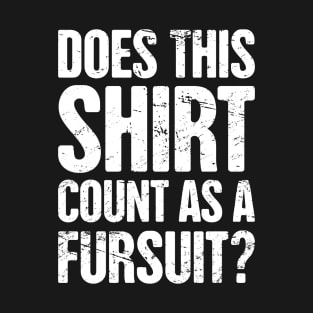 Funny Anthro Furry Fandom Fursuit Con Gift T-Shirt