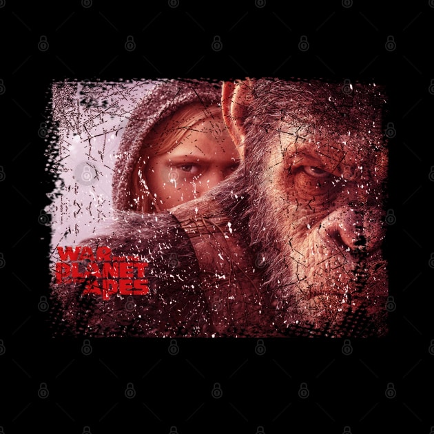 Simian Struggle Pay Tribute to the Intense Action and Cinematic Excellence of War for the Apes by Amir Dorsman Tribal