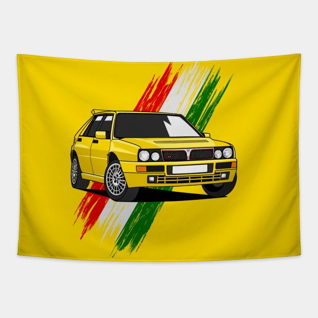 Delta Integrale Tapestry by HSDESIGNS