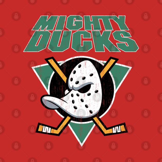 Mighty Ducks Retro by Skulls Mushroom Arts