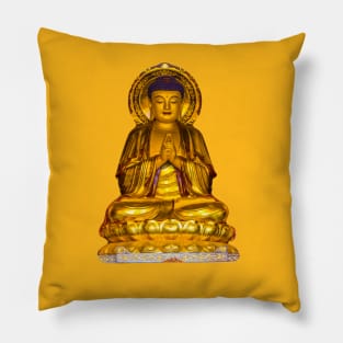 Golden Buddha Pillow