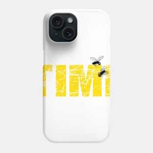 TIME FLIES with TIME character and flies Phone Case