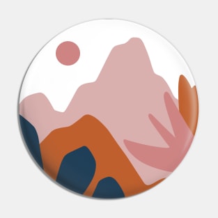 Mountains sunset landscape Pin