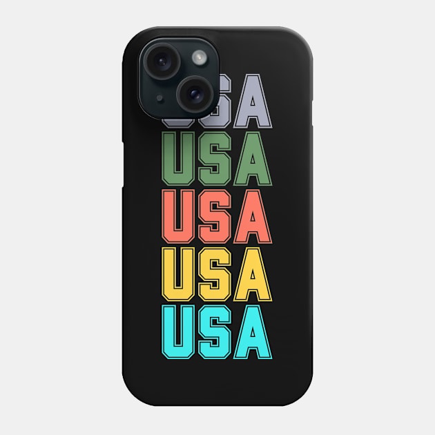 USA SPORT ATHLETIC TRNDY URBANWARE INDEPENDENCE DAY 4TH JULY Phone Case by CoolFactorMerch