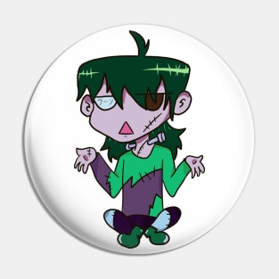 Otaku JAE as Frankenstein's Monster Pin