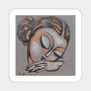 Sleeping Muse - Portrait Magnet