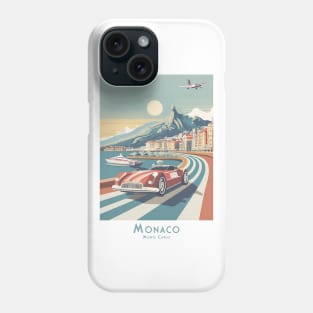 Vintage Monaco Grand Prix - Monte Carlo Racing Phone Case