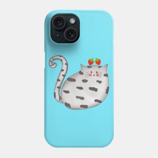 Cute fat cat Phone Case