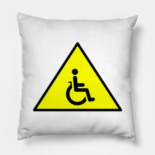 Wheelchair symbol Pillow