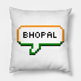 Bhopal India Bubble Pillow