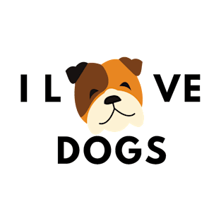 I love dogs. T-Shirt