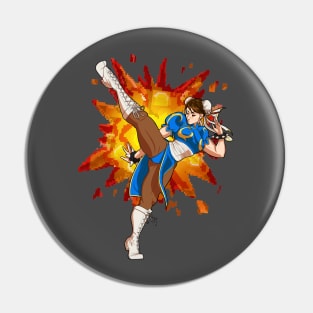 Chun-Li Kick! Pin