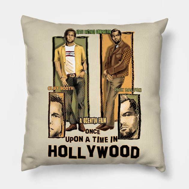 Once Upon a Time in Hollywood Pillow by LittleBastard