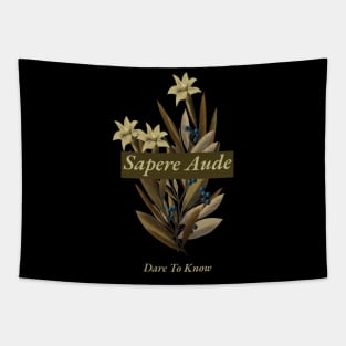 Sapere Aude - Dare to Know Tapestry