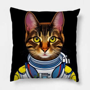 Astronaut Cat Pillow