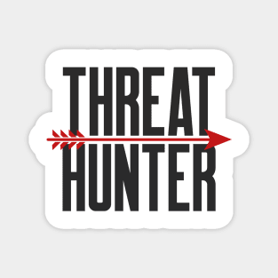 Cybersecurity Threat Hunter Red Arrow Magnet