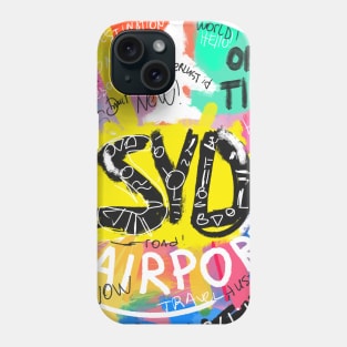 Sydney abstract pop Phone Case