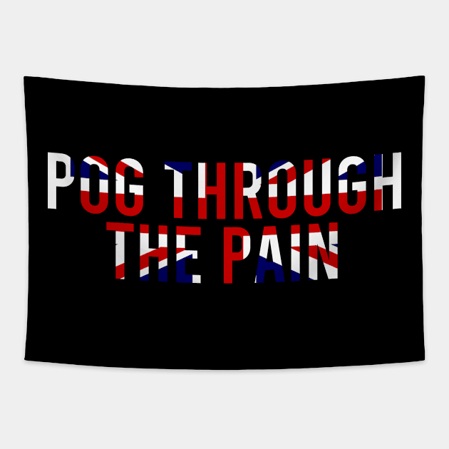 Pog Through The Pain Tapestry by Color Fluffy