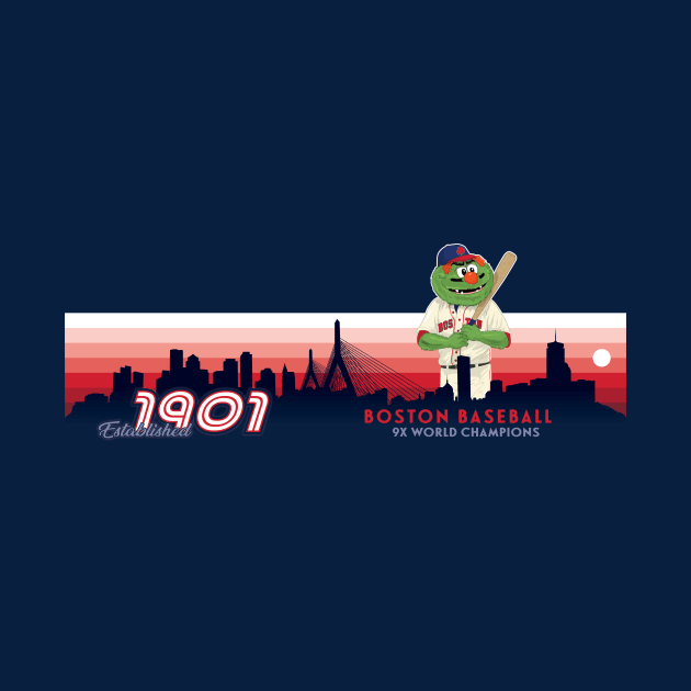 Sox - 2019 Boston Championship Series Mascot Graphic T-Shirt by bkumm66