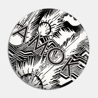 Atoms For Peace - AMOK Tracklist Album Pin