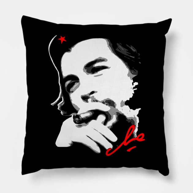 Che Guevara Rebel Cuban Guerrilla Revolution T-Shirt Pillow by HiDearPrint