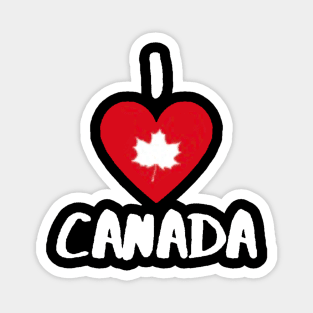 I Love Canada Magnet