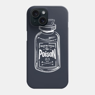 Poison bottle white Phone Case