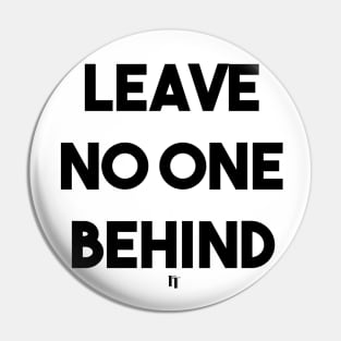 LEAVE NO ONE (B) Pin