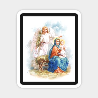 Madonna, Child and Angel Magnet