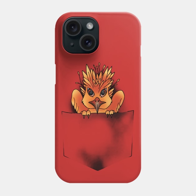 Pocket Phoenix Phone Case by Magdalen