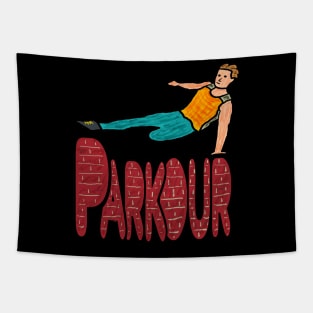 Parkour Tapestry