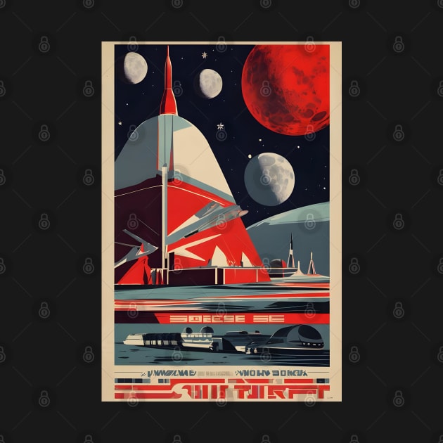 Soviet space art by Spaceboyishere