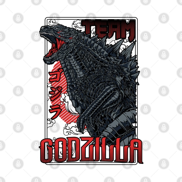 Team Godzilla - Japanese Design by Silvercrowv1