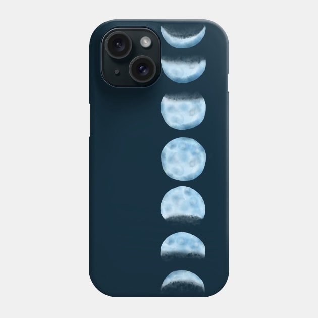 Moon Phases Phone Case by RocksNMills