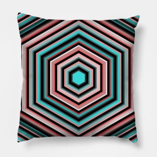 Retro Hex Pillow