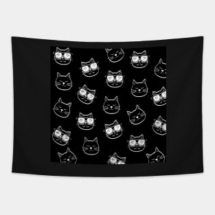 Happy Kitty Face Tapestry