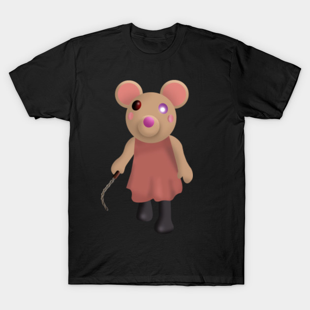 Piggy Roblox Mandy Mouse Piggy Roblox T Shirt Teepublic - roblox cowboy shirt id