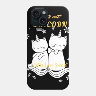 kitty cat unicorn Phone Case